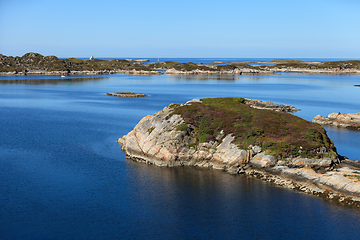 Image showing Beautiful view on norwegian fjords