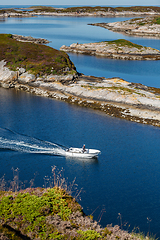 Image showing Beautiful view on norwegian fjords