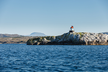 Image showing Beautiful view on norwegian fjords