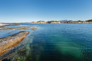 Image showing Beautiful view on norwegian fjords