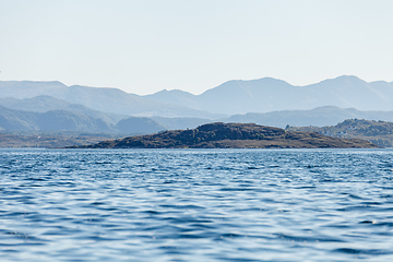 Image showing Beautiful view on norwegian fjords