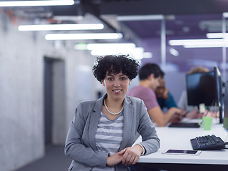 Image showing portrait of young female software developer