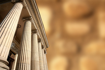 Image showing Greek pillars