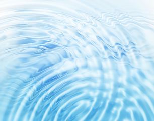 Image showing Abstract blue water ripples background