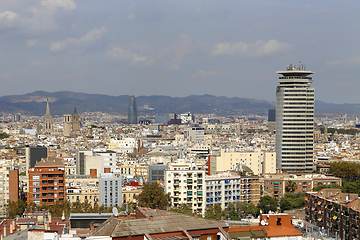 Image showing Beautiful view of Barcelona, Catalonia, Spain