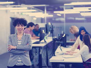 Image showing portrait of young female software developer