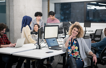 Image showing portrait of young female software developer