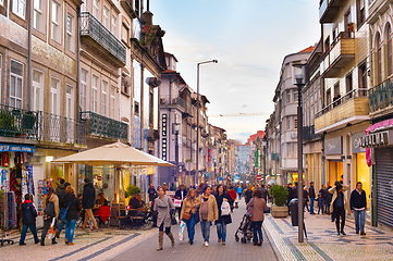 Image showing Santa Catarina street shopping Porto
