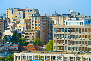 Image showing  Skyline urban architecture Bucharest, Romania