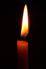 Image showing Red candle
