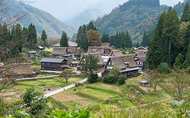 Image showing Traditional old Village in Shirakawago