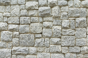 Image showing Stone brick wall texture