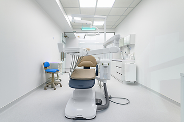 Image showing Interior of dentistry medical office, special equipment