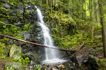 Image showing Zweribach waterfalls south Germany