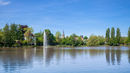 Image showing cloister lake in Sindelfingen Germany