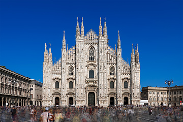 Image showing beautiful cathedral in Milan Italy