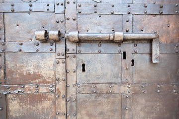 Image showing old rusty lock