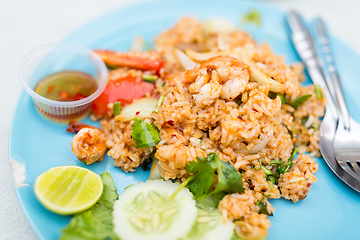 Image showing Thai food fried rice