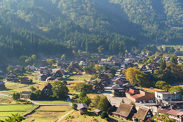 Image showing Japanese Shirakawago village 