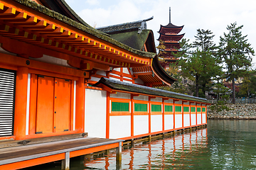 Image showing Itsukushima Shinto Shrine