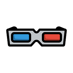 Image showing 3d Goggle Icon