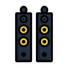 Image showing Audio System Speakers Icon