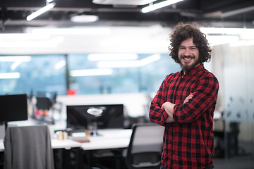 Image showing Portrait of smiling male software developer