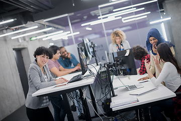 Image showing portrait of young female software developer