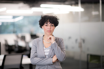 Image showing Portrait of successful female software developer