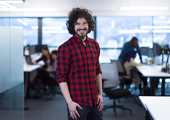 Image showing Portrait of smiling male software developer