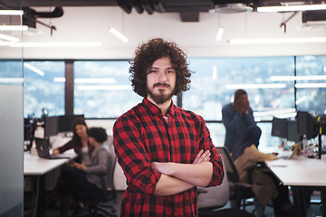 Image showing Portrait of smiling male software developer