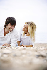 Image showing couple on the beach