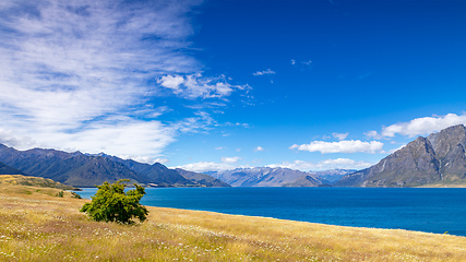 Image showing lake Wanaka; New Zealand south island