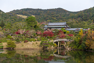 Image showing Japanese beautiful garden