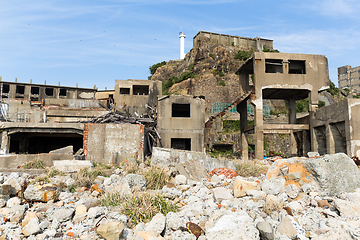 Image showing Gunkanjima, Battleship Island in Nagasaki city