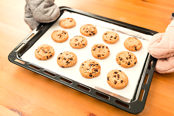 Image showing Making of cookies