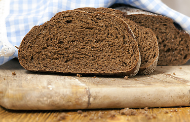 Image showing Sliced rye bread