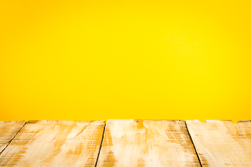 Image showing Wooden table top