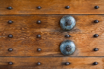 Image showing Wooden door Japanese style