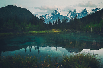 Image showing Blue Lake in the Altai