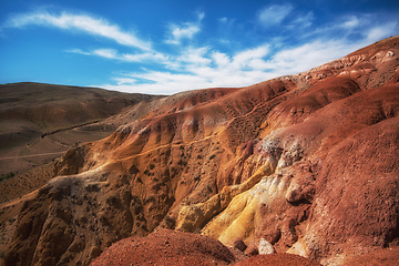 Image showing Valley of Mars landscapes