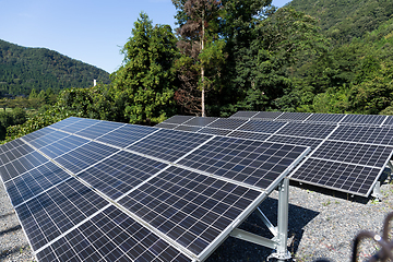 Image showing Solar energy panel at outdoor