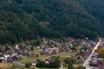 Image showing Japanese Old village in Shirakawago