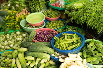 Image showing Fresh vegetables market