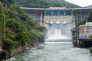 Image showing Dam water release