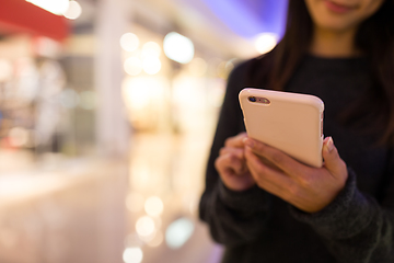 Image showing Woman use of smart phone