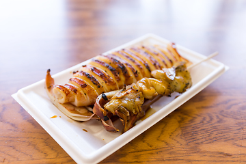 Image showing Grilled squid