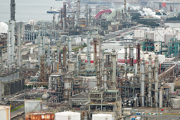 Image showing Industrial factory in Japan