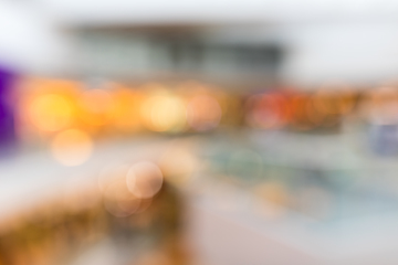 Image showing Abstract blur shopping mall for background