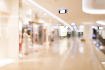 Image showing Blur shopping mall background 